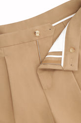 Carpenter Trousers in Cotton - Tobacco | Umit Benan