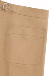 Carpenter Trousers in Cotton - Tobacco | Umit Benan