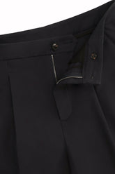 Carpenter Trousers in Cotton - Dark Navy | Umit Benan