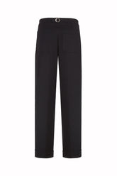 Carpenter Trousers in Cotton - Dark Navy | Umit Benan