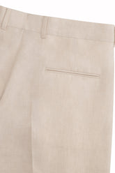 Johnny Trousers in Linen and Wool - Light Cream | Umit Benan