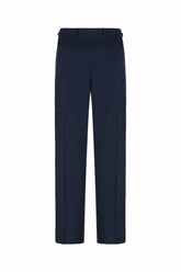 Pantaloni Johnny in Lino e Lana - Blu Marino | Umit Benan