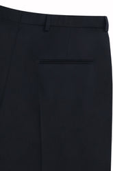 Pantaloni Johnny in Lana Pregiata - Blu Scuro | Umit Benan