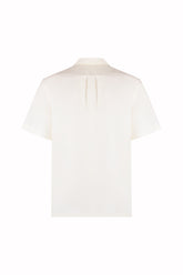 Havana Short Sleeve Shirt in Silk - Milk | Umit Benan