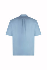 Havana Short Sleeve Shirt in Silk - Sugar Paper | Umit Benan