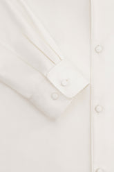 Jared Shirt in Silk - Milk | Umit Benan