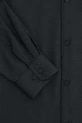 Jared Shirt in Silk - Black | Umit Benan