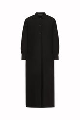 Medina Long Shirt in Silk - Black | Umit Benan
