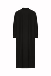 Medina Long Shirt in Silk - Black | Umit Benan