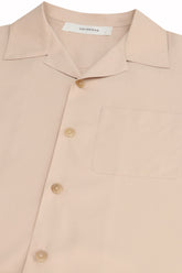 Santiago Overshirt in Silk - Light Cream | Umit Benan