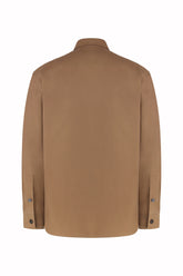 Jonah Overshirt in Silk - Caramel | Umit Benan