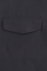 Jonah Overshirt in Silk - Dark Navy | Umit Benan
