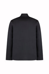 Francis Shirt in Silk - Dark Navy | Umit Benan