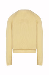 Milano Crew Neck in Cashmere - Banana | Umit Benan