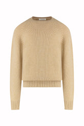Milano Crew Neck in Cashmere - Camel | Umit Benan