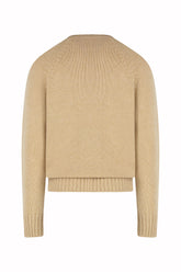 Milano Crew Neck in Cashmere - Camel | Umit Benan