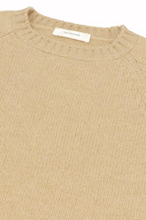 Milano Crew Neck in Cashmere - Camel | Umit Benan