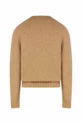Milano Crew Neck in Cashmere - Hazelnut | Umit Benan