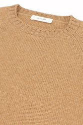 Milano Crew Neck in Cashmere - Hazelnut | Umit Benan