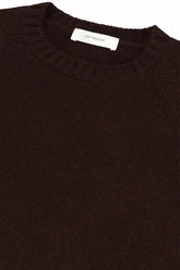 Milano Crew Neck in Cashmere - Burnt Brown | Umit Benan
