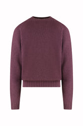Milano Crew Neck in Cashmere - Amethyst | Umit Benan