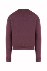 Milano Crew Neck in Cashmere - Amethyst | Umit Benan