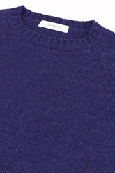 Milano Crew Neck in Cashmere - Mariner Blue | Umit Benan