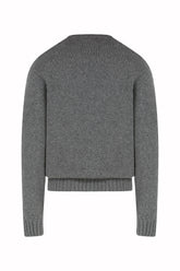 Milano Crew Neck in Cashmere - Charcoal Grey | Umit Benan