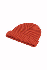 Murray Beanie in Cashmere - Tangerine | Umit Benan