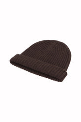 Murray Beanie in Cashmere - Dark Wood | Umit Benan