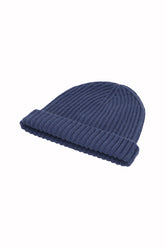 Murray Beanie in Cashmere - Deep Navy | Umit Benan