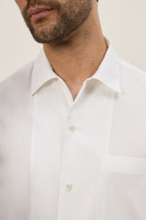 Weekend Shirt in Cotton - White | Umit Benan