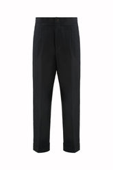 Carpenter Trousers in Cotton - Black | Umit Benan