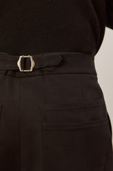 Carpenter Trousers in Cotton - Black | Umit Benan