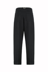Carpenter Trousers in Cotton - Black | Umit Benan