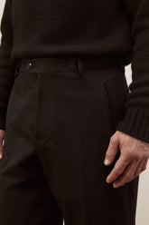 Matt Trousers in Cotton - Black | Umit Benan