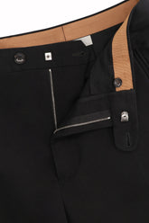 Matt Trousers in Cotton - Black | Umit Benan
