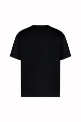 T-shirt James a Maniche Corte in Cotone - Nero | Umit Benan