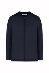 Sunset Hoodie in Cashmere and Silk - Dark Navy | Umit Benan