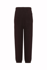 Sly Knit Joggings in Cashmere - Benan Brown | Umit Benan