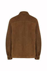 Santiago Overshirt in Suede - Caramel | Umit Benan