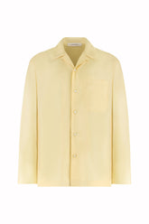 Havana Long Sleeve Shirt in Silk - Banana | Umit Benan