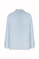 Havana Long Sleeve Shirt in Silk - Light Blue | Umit Benan