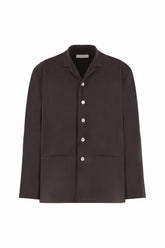 Julian Jacket in Silk - Benan Brown | Umit Benan