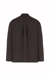 Julian Jacket in Silk - Benan Brown | Umit Benan