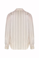 Franco Shirt in Silk - Sunrise Stripes | Umit Benan