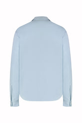 Franco Shirt in Silk - Light Blue | Umit Benan