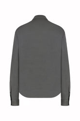 Franco Shirt in Silk - Dark Grey | Umit Benan