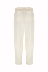 Julian Paradiso Pants in Silk - Milk | Umit Benan