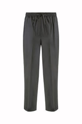 Julian Paradiso Pants in Silk - Dark Grey | Umit Benan